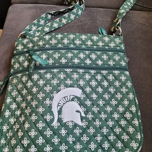 Vera Bradley iconic on the go crossbody Michigan State